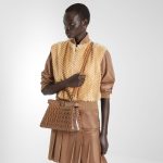 FENDI Peekaboo ISeeU Small Brown interlaced leather bag - Image 4